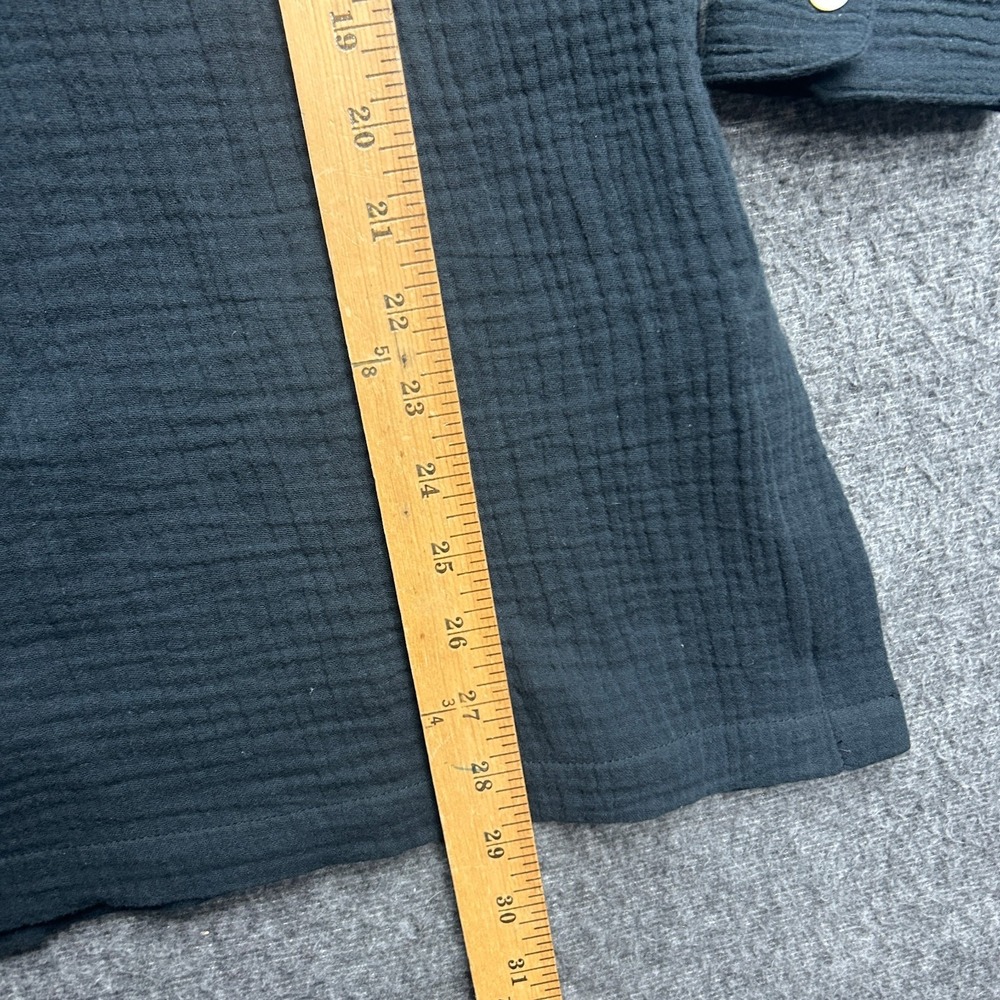 Soft‎ Surroundings Black Cotton Tunic Womens Small Minimal Capsule Lagen - Picture 5 of 7